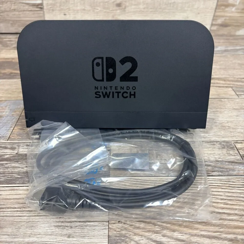 Genuine OEM Official Nintendo Switch 2 Charging Station TV Dock BEE-005 + HDMI